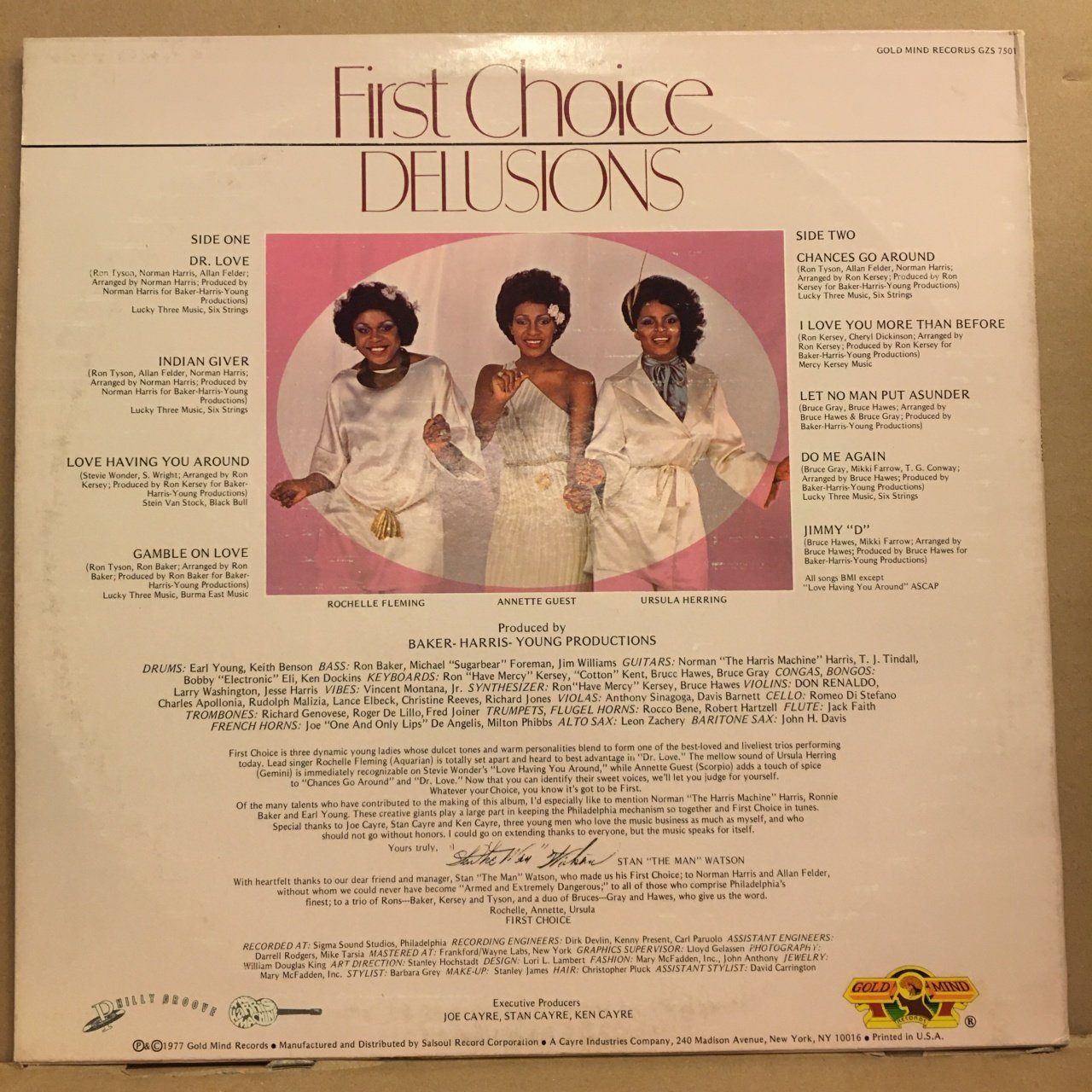 FIRST CHOICE - DELUSIONS (1977) 2.EL PLAK