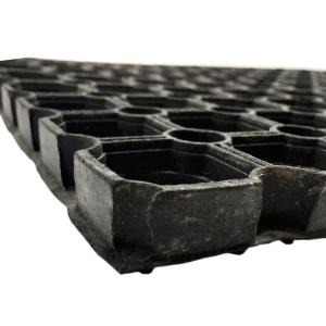 22mm kalinlikta kaucuk lastik kapi onu paspasi 60x40cm dikdortgen petek modeli paspas
