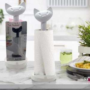 Kedi Tasarimli Plastik Masa Ustu Kagit Havluluk Standi Beyaz Renk Dekoratif Kedi Havluluk 35 55 Tl Istocstore Com