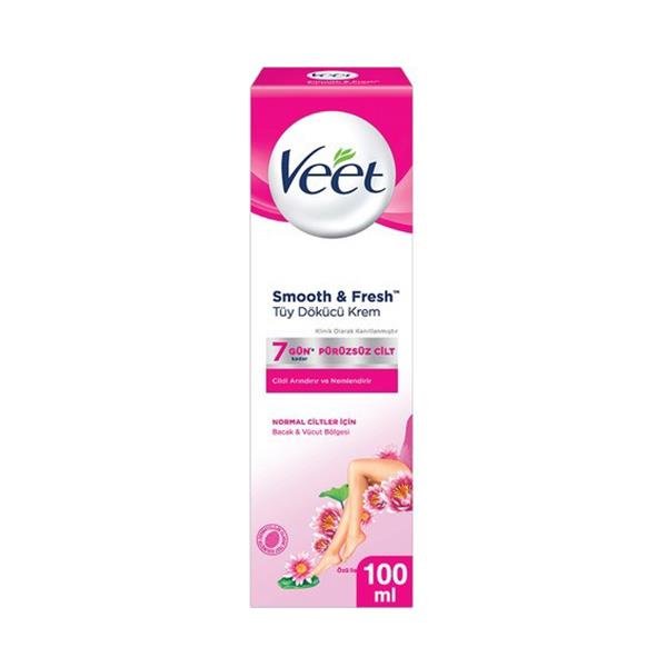 Veet Normal Ciltler Icin Tuy Dokucu Krem 100 Ml Evde Eczane