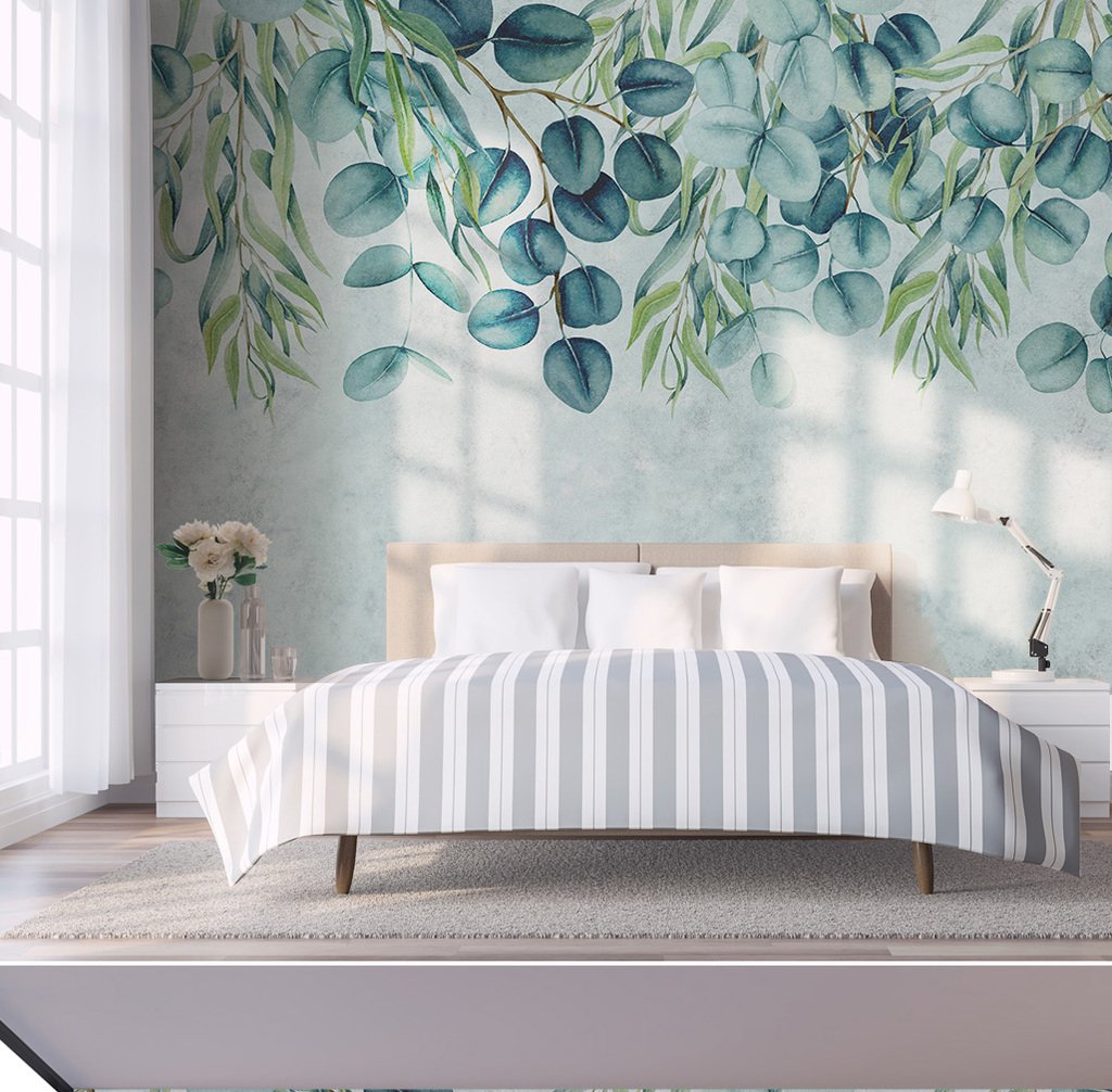 Çiçek Desenli Duvar Kağıdı PK10433620