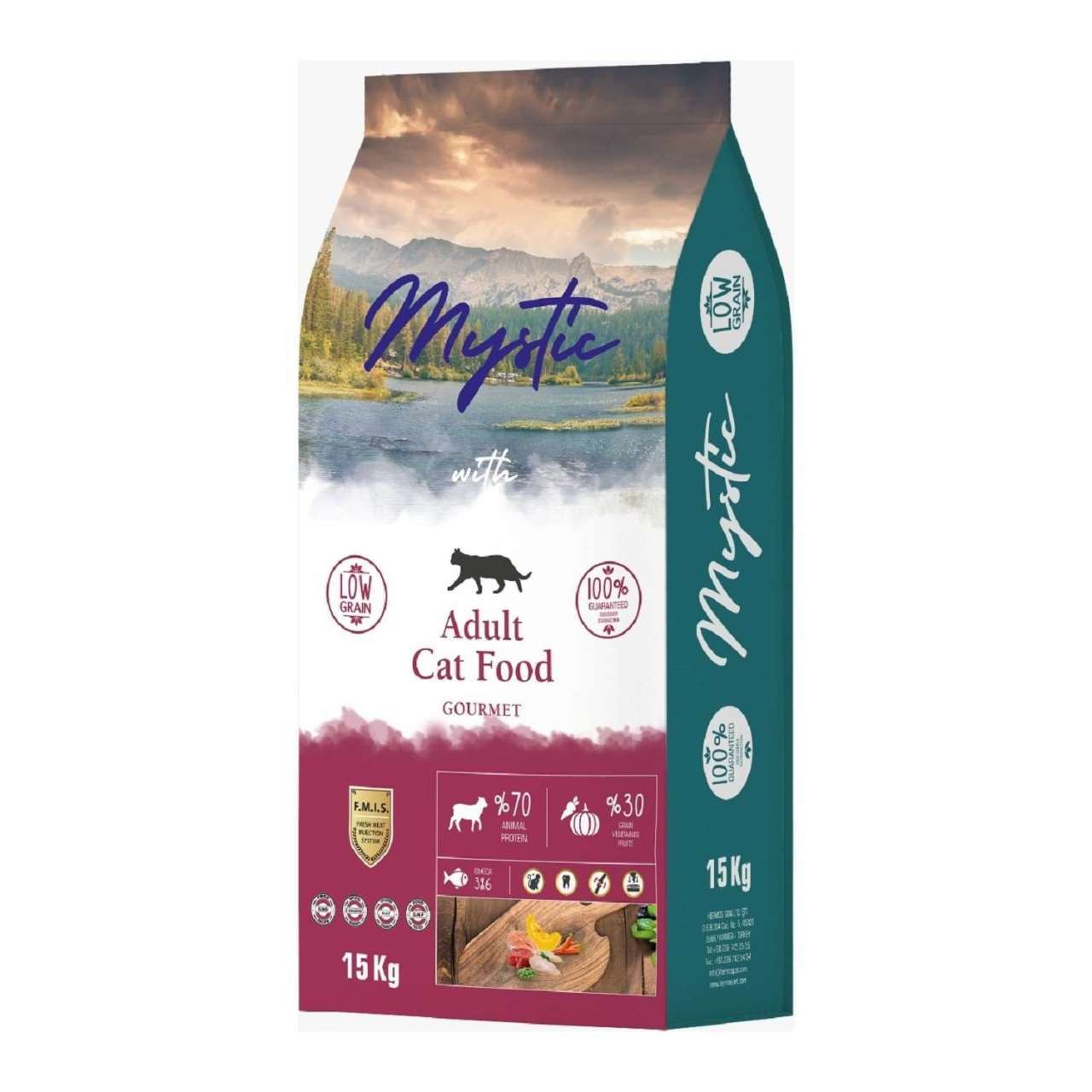 Mystic Düşük Tahıllı Gurme Yetişkin Kedi Maması 1.5 Kg