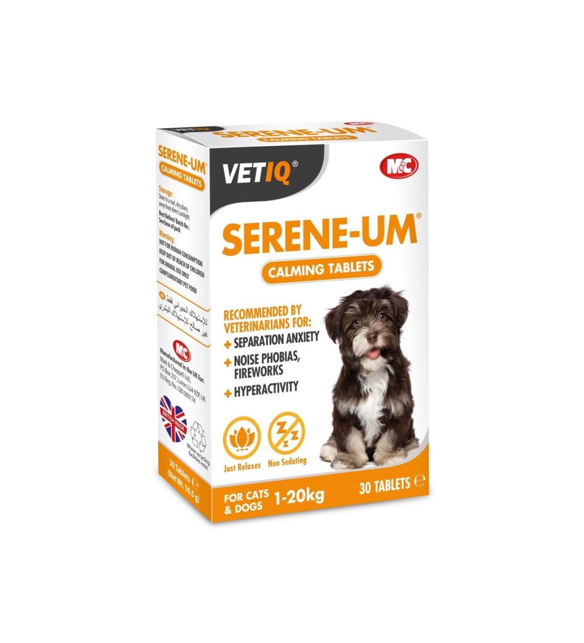 Vetiq SereneUm Kedi ve Köpekler için Sakinleştirici Tablet 30 Adet