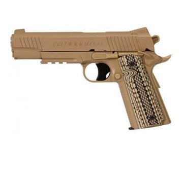 CYBERGUN Colt M45A1 F. Metal Tan Airsoft Tabanca