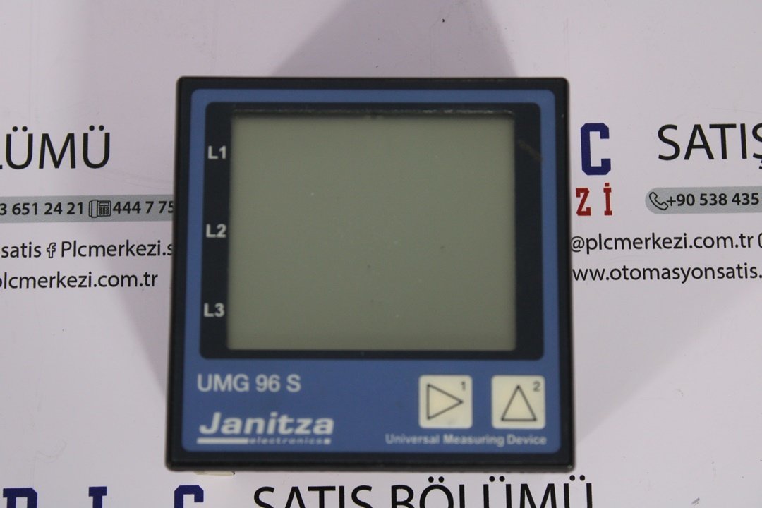 UMG96S JANITZA ENERJI ÖLÇÜM CİHAZI 2.EL PLC Merkezi Otomasyon Satış