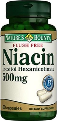 Nature's Bounty Flush Free Niacin 500 Mg 50 Kapsül-180,00 TL