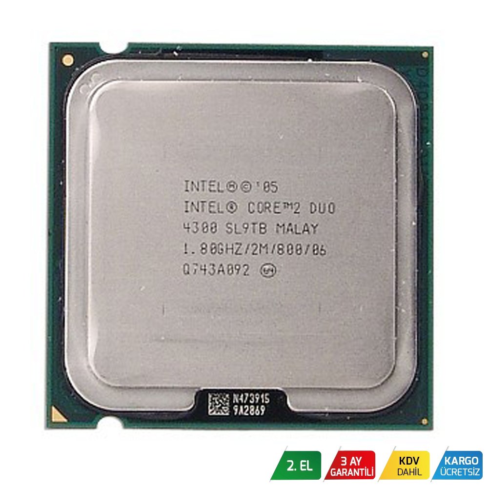 Intel Core 2 Duo E4300 1.80Ghz : Atom Bilişim