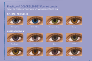 Alcon Ciba Vision Lens Freshlook Colorblends Numarali Renkli Lens Www Adnanezenoptik Com Tr