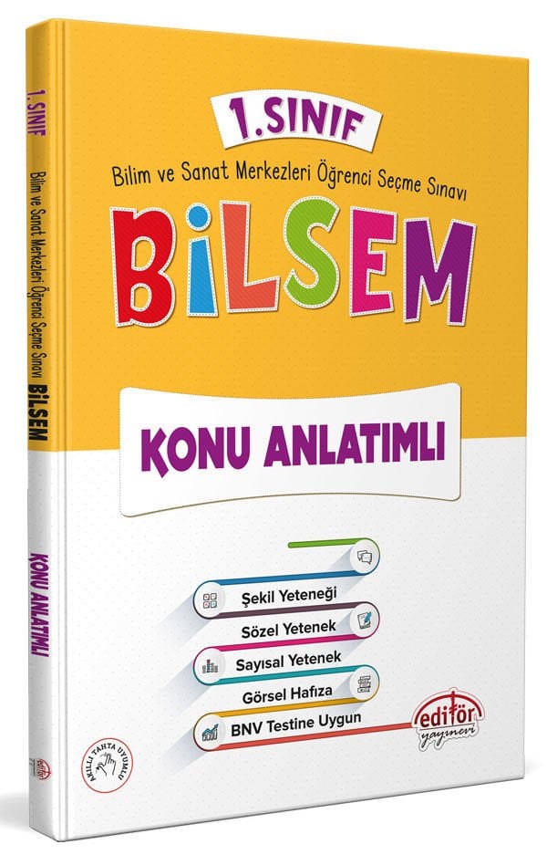 Editör Yayınevi 1. Sınıf Bilsem Full Set (4 Kitap)