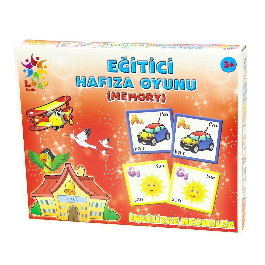 Laco Kids Ingilizce Nesneler Egitici Hafiza Oyunu Memory 48 Parca Puzzlesepeti