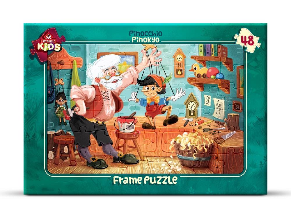 Art Cocuk Frame Puzzle Pinokyo 48 Parca Puzzlesepeti