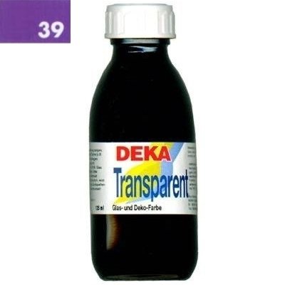 Deka Transparent 125 ml Cam Boyası 02-39 Violett (Mor)