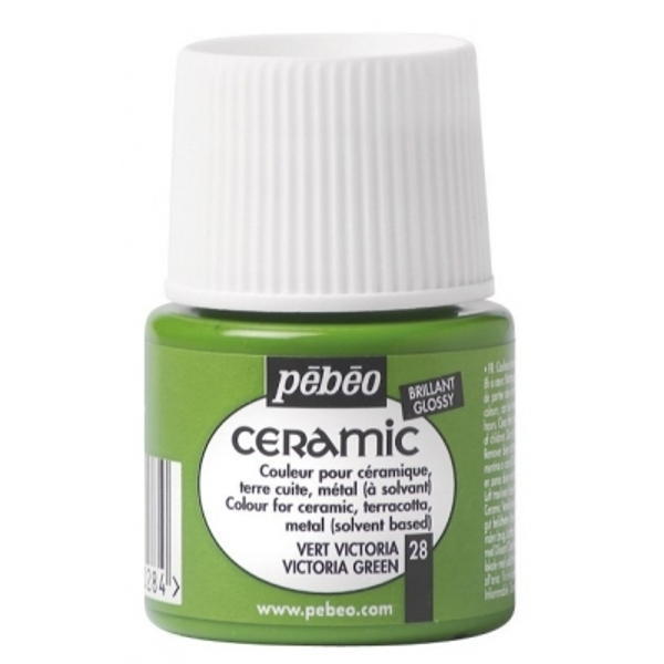 Pebeo Cam Ceramic Seramik Boyası 28 Victoria Green-Viktorya Yeşili 45ML. Pebeo Cam Ceramic Seramik Boyası 28 Victoria Green-Viktorya Yeşili 45ML.