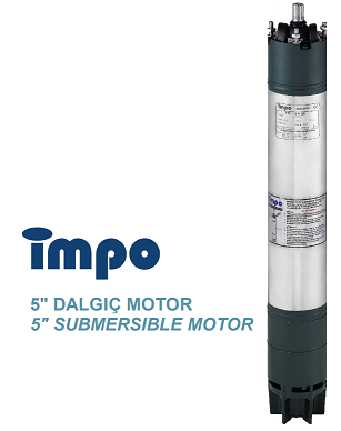 impo 10 hp 380v 5 inc tek dalgic pompa motoru su sogutmali