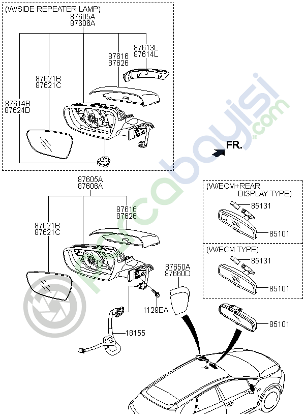 Зеркало Киа Спектра Купить