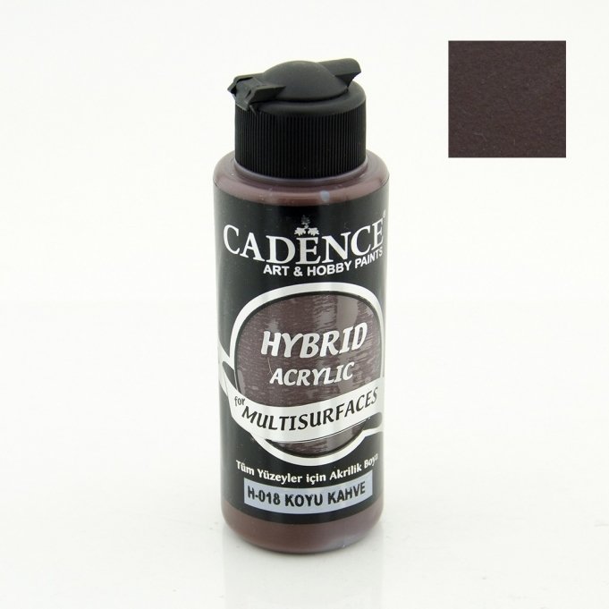 Cadence Hybrid Multisurface Akrilik Boya 120 ml Koyu Kahve Fiyatları