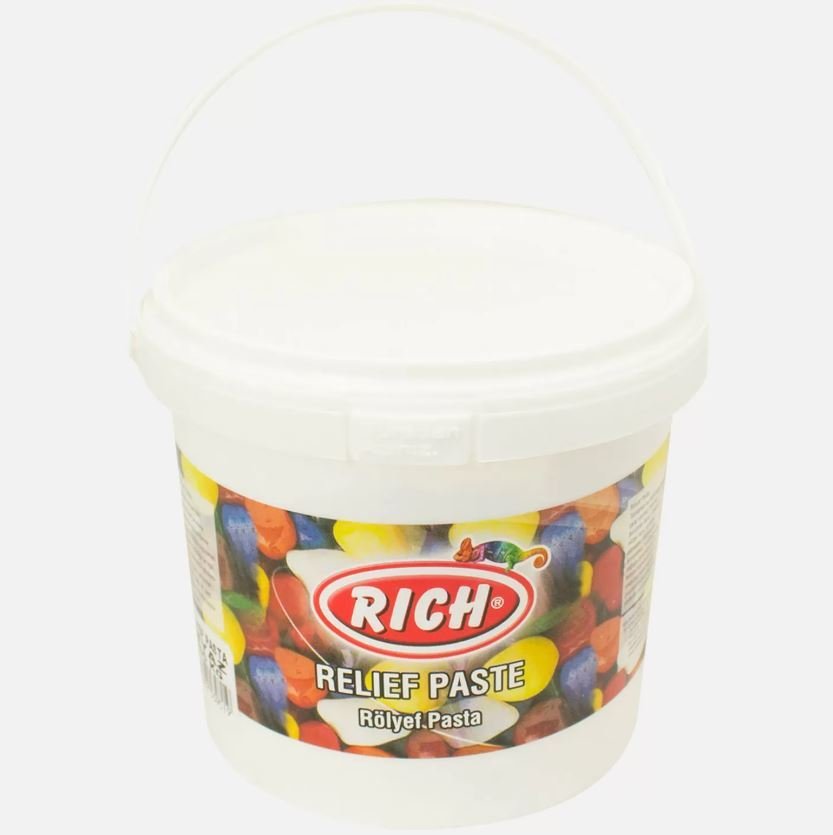 Rich Rölyef Pasta 1200 gr Beyaz Fiyatları