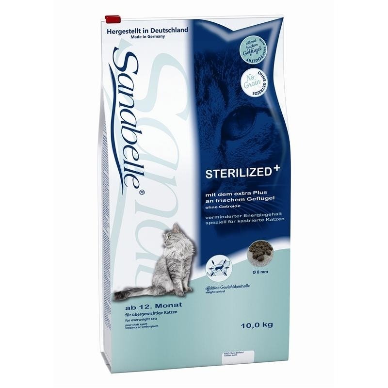 Sanabelle Sterilized Kısırlaştırılmış Tahılsız Kedi Maması 10 Kg