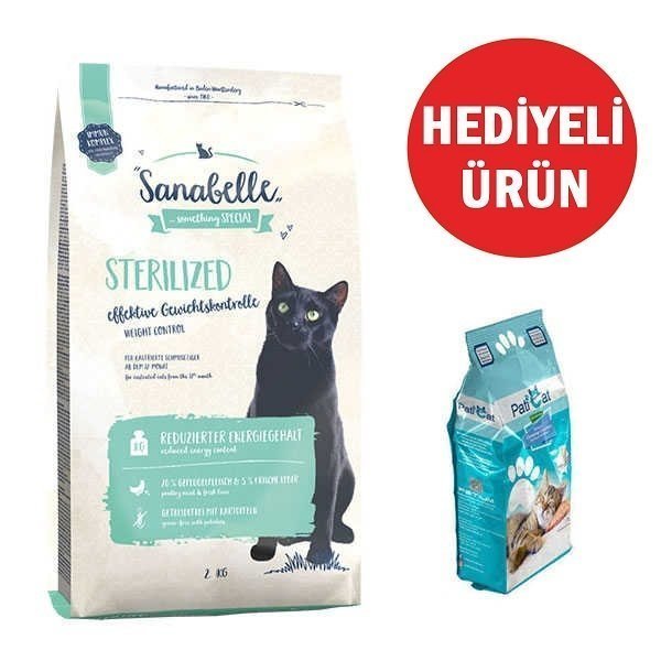 Sanabelle Sterilized Kısırlaştırılmış Tahılsız Kedi Maması 2 Kg