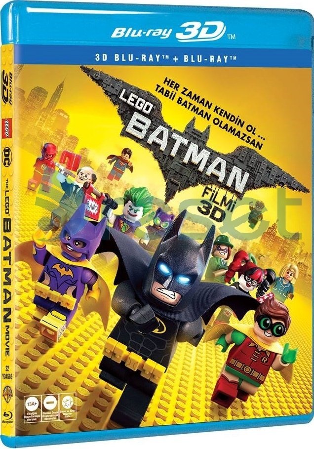 Lego Batman 3d Blu Ray The Lego Batman Movie - Lego Batman Filmi 3D+2D Blu-Ray 2 Diskli