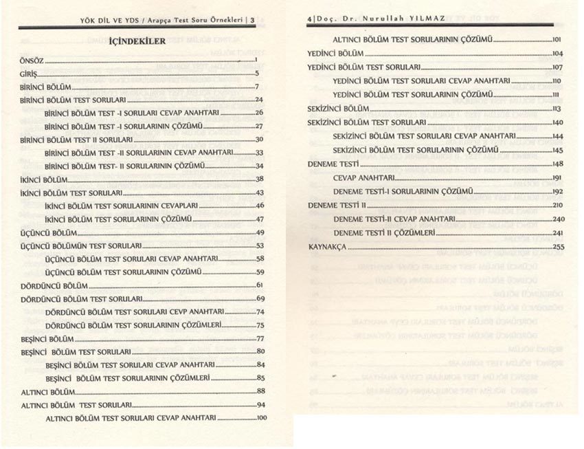 Arapca Yokdil Ve Yds Sinavlarina Hazirlik Test Soru Ornekleri Fenomen Yayinlari
