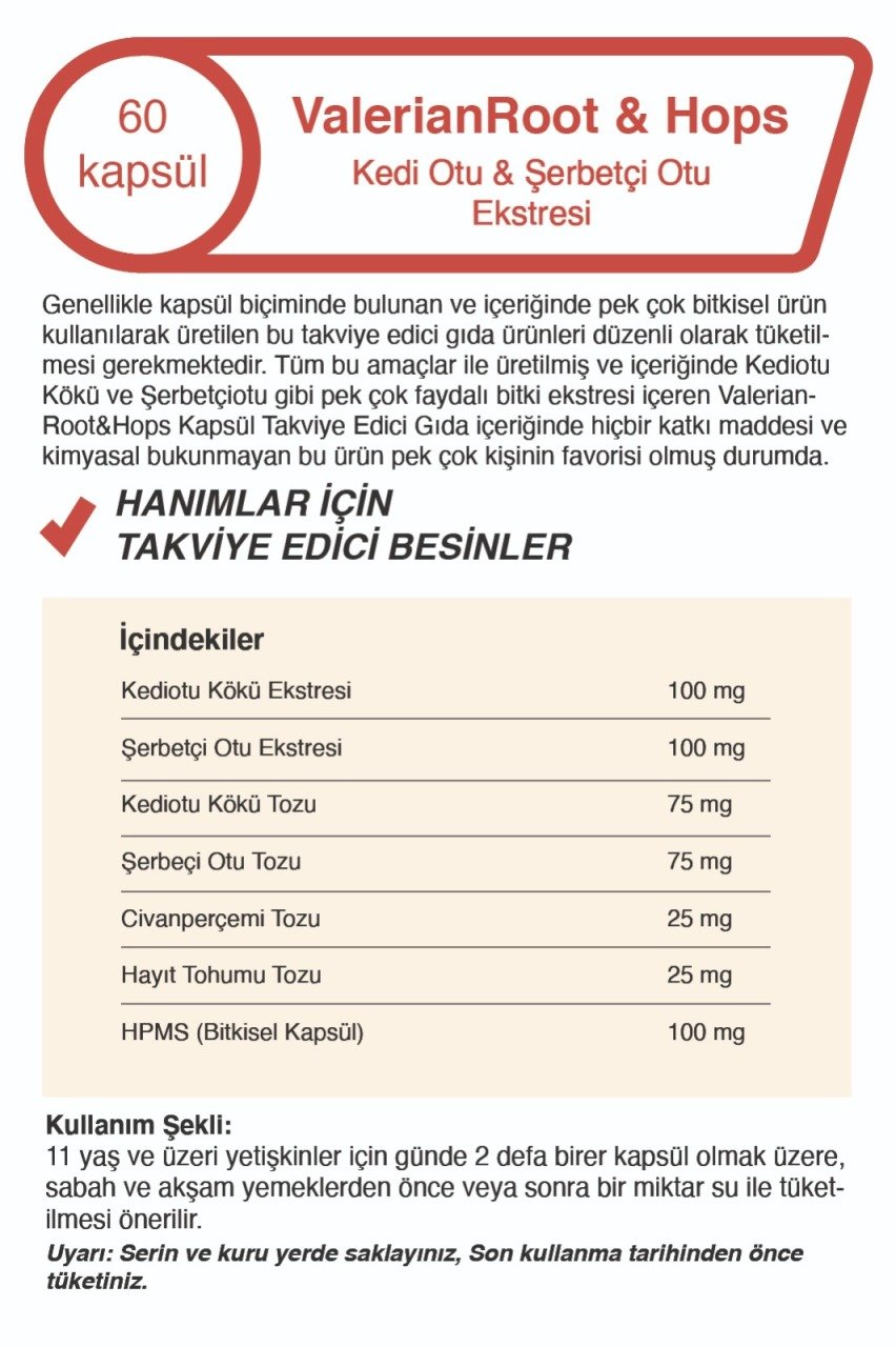 Kedi Otu Ekstresi&Şerbetçi Otu Ekstresi