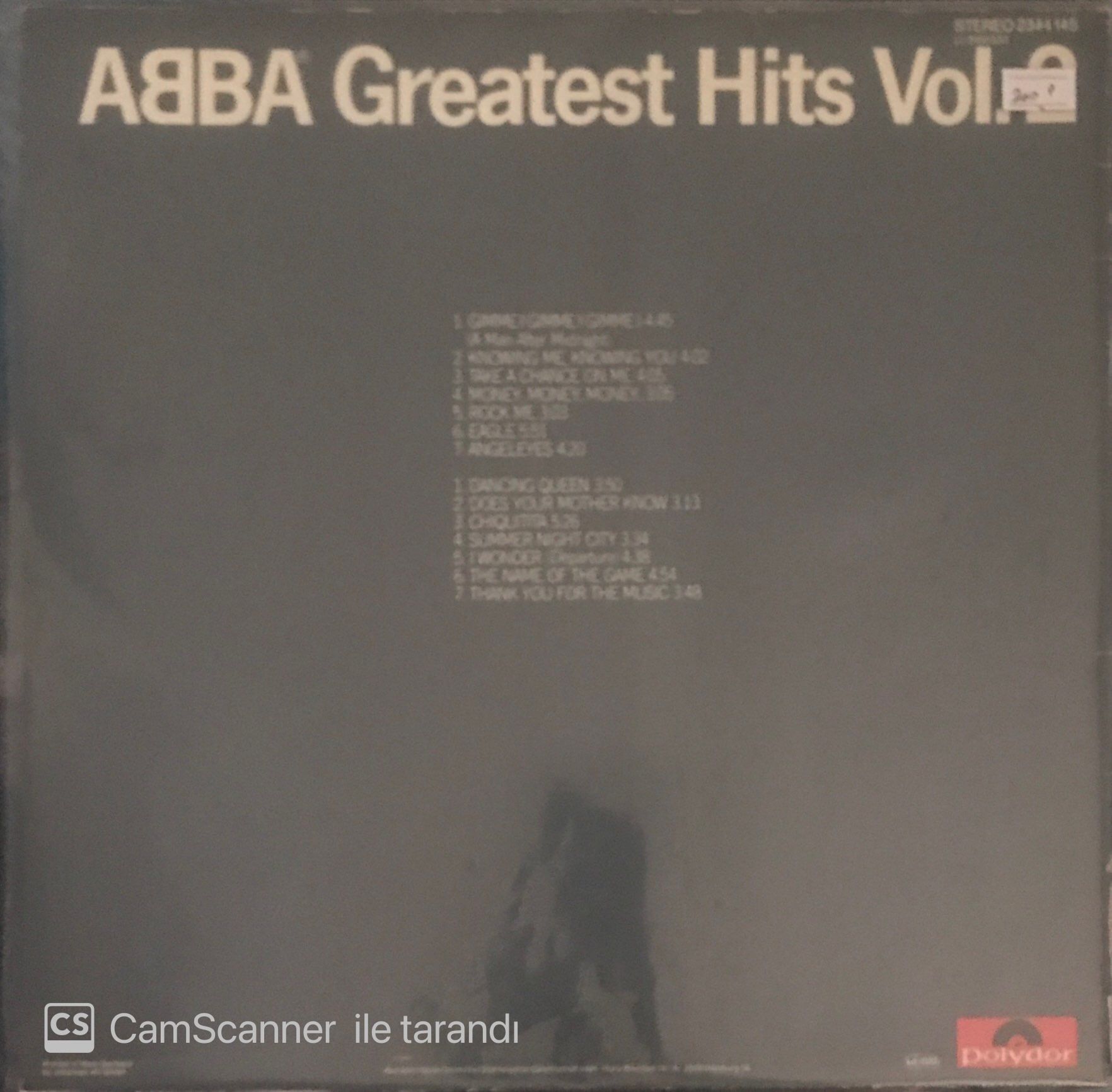 Abba Greatest Hits Vol. 2 LP Plak Satın Al