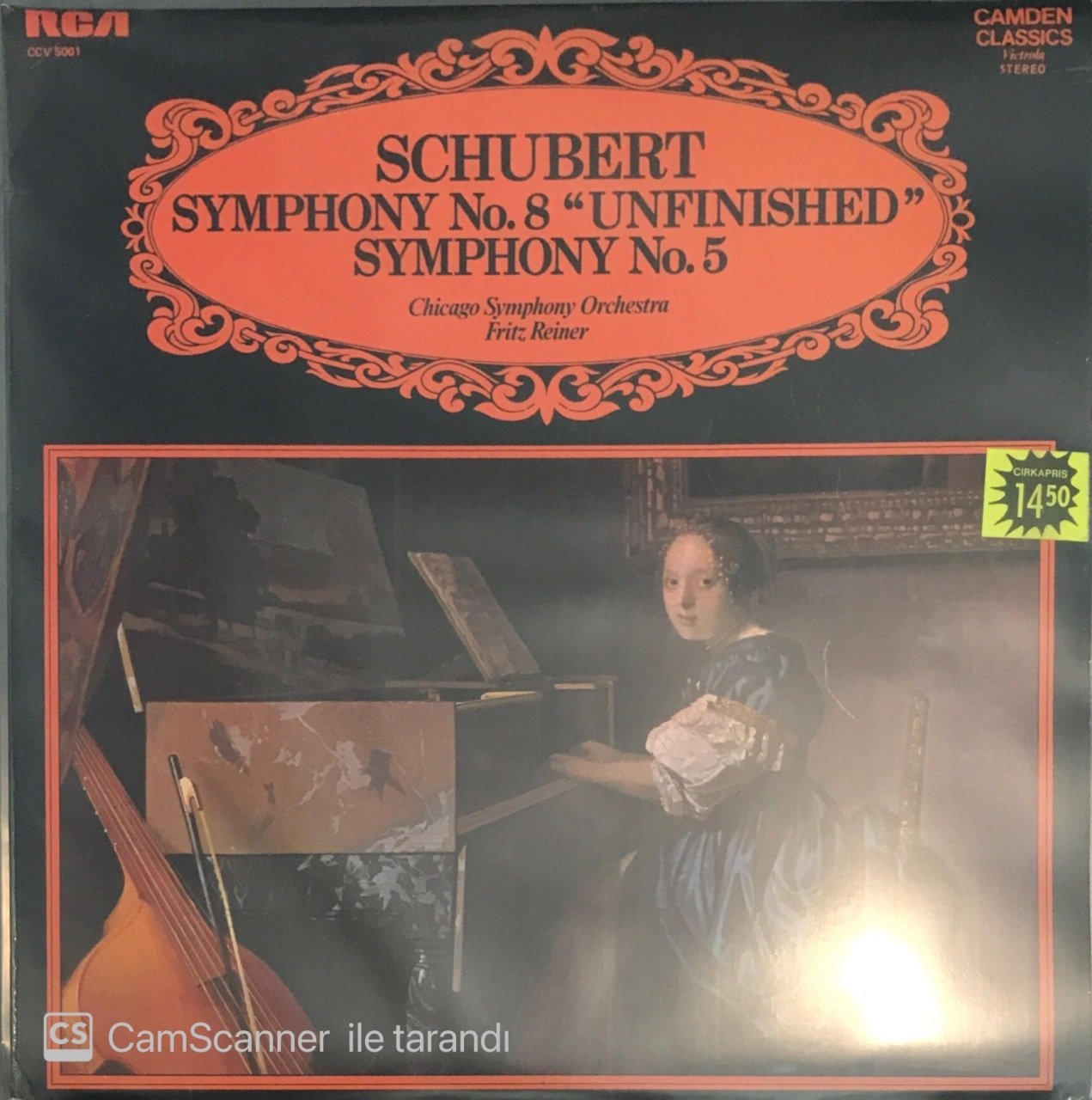 Schubert Symphony No.8 Unfinished Symphony No.5 LP Plak Satın Al