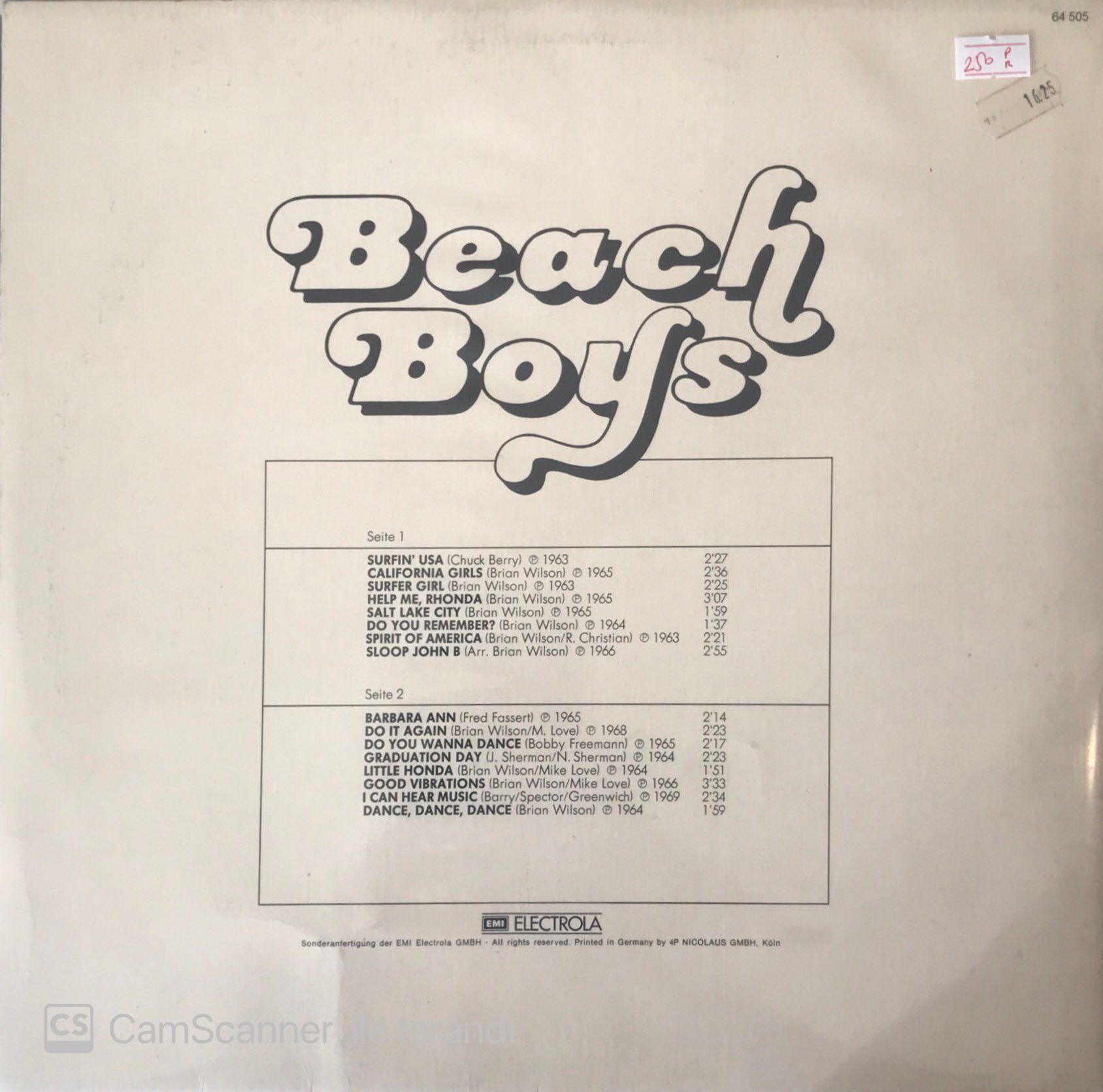 The Beach Boys Beach Boys LP Plak Satın Al