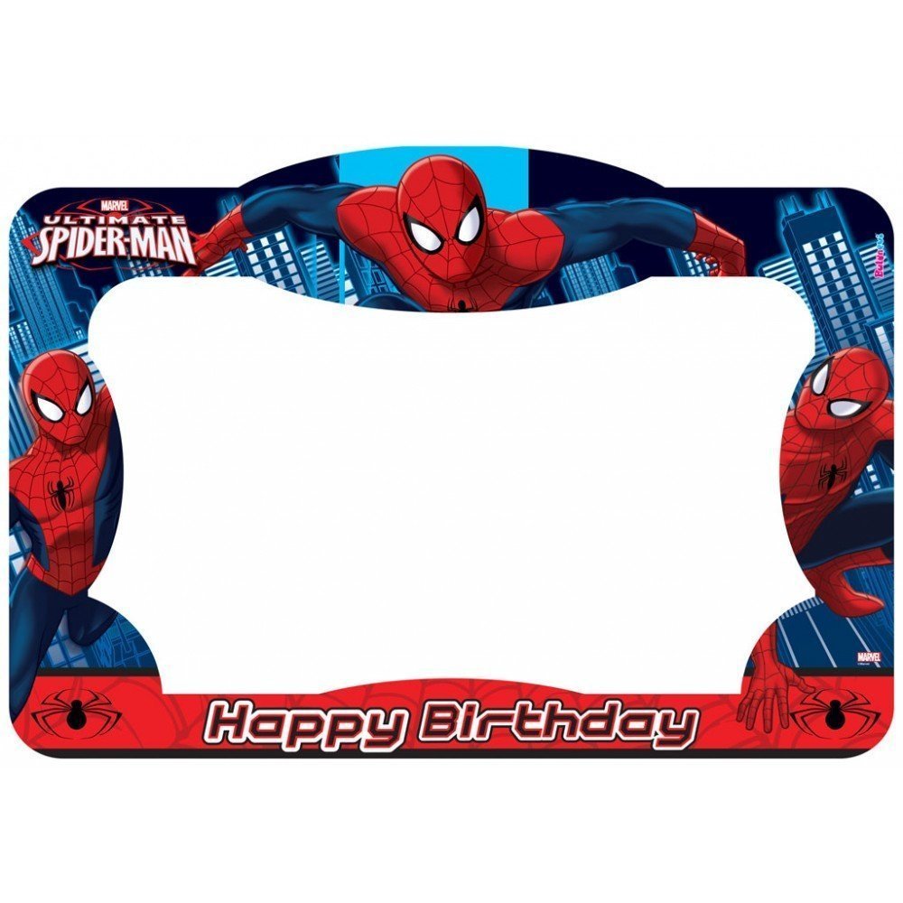 Spiderman Çift Taraflı Fotoğraf Çerçevesi Spiderman Örümcek Adam