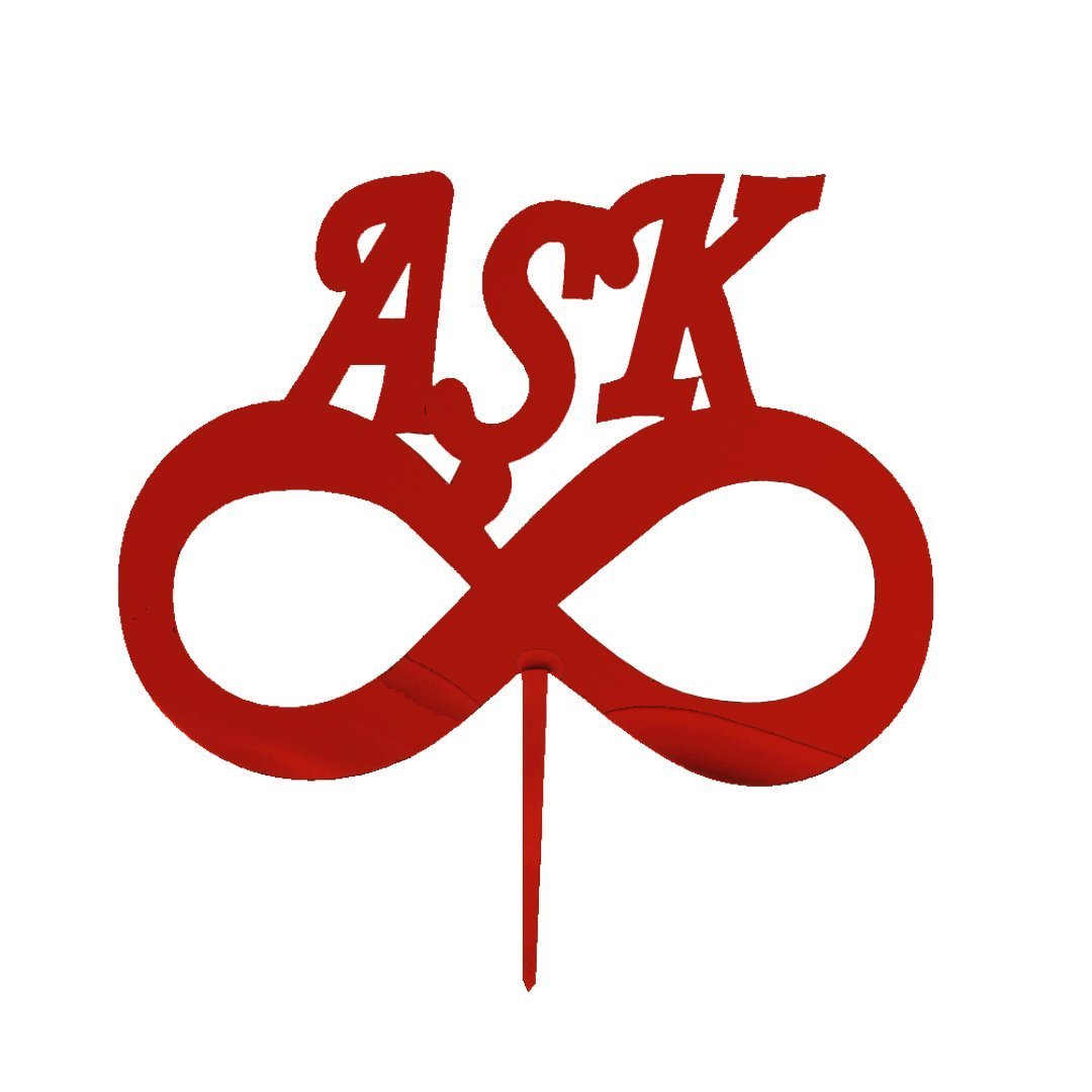Pleksi Aşk Yazılı Pasta Üstü Süsü Kırmızı Pleksi Pasta Yazıları