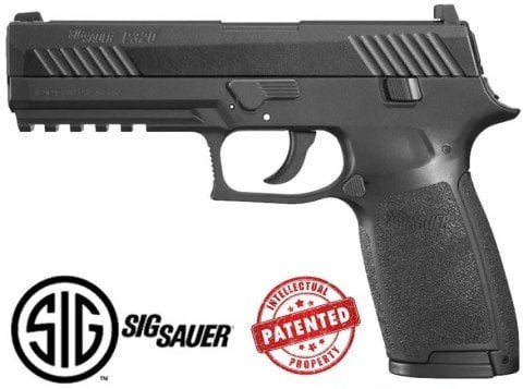 Sig Sauer P320 Siyah Blowback Havalı Tabanca (Pellet)