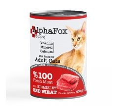 Alpha fox kedi konservesi kırmızı etli 400GR