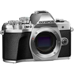 Olympus OM-D E-M10 Mark III Aynasız Fotoğraf Makinesi (Silver)