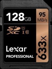 Lexar 128GB 633X 95mb/sn UHS-I SD Hafıza Kartı