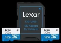 Lexar 32GB 300x MicroSDHC Hafıza Kartı