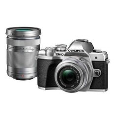 Olympus E-M10 Mark III DZ Kit (14-42R + 40-150) Gümüş