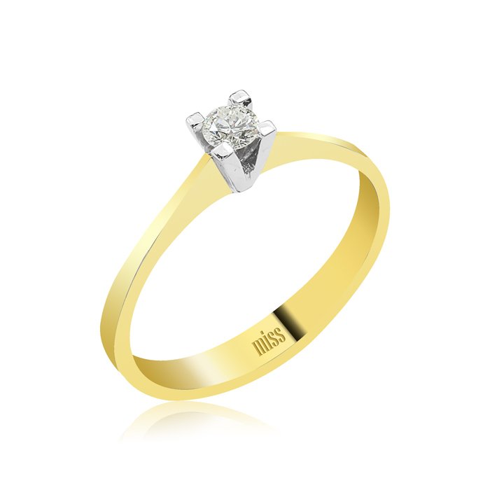 Goldstore 18 Ayar Altin 0 50 Ct Pirlanta Tek Tas Yuzuk Fiyati