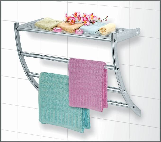 Krom Banyo Duvar Rafı