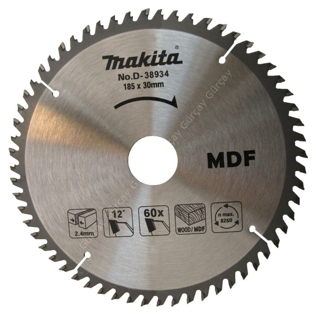 Makita D-38934 Ahşap-MDF Daire Testere 185mm 60 Diş