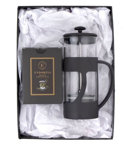 500 Ml French Press ve Türk Kahvesi Siyah