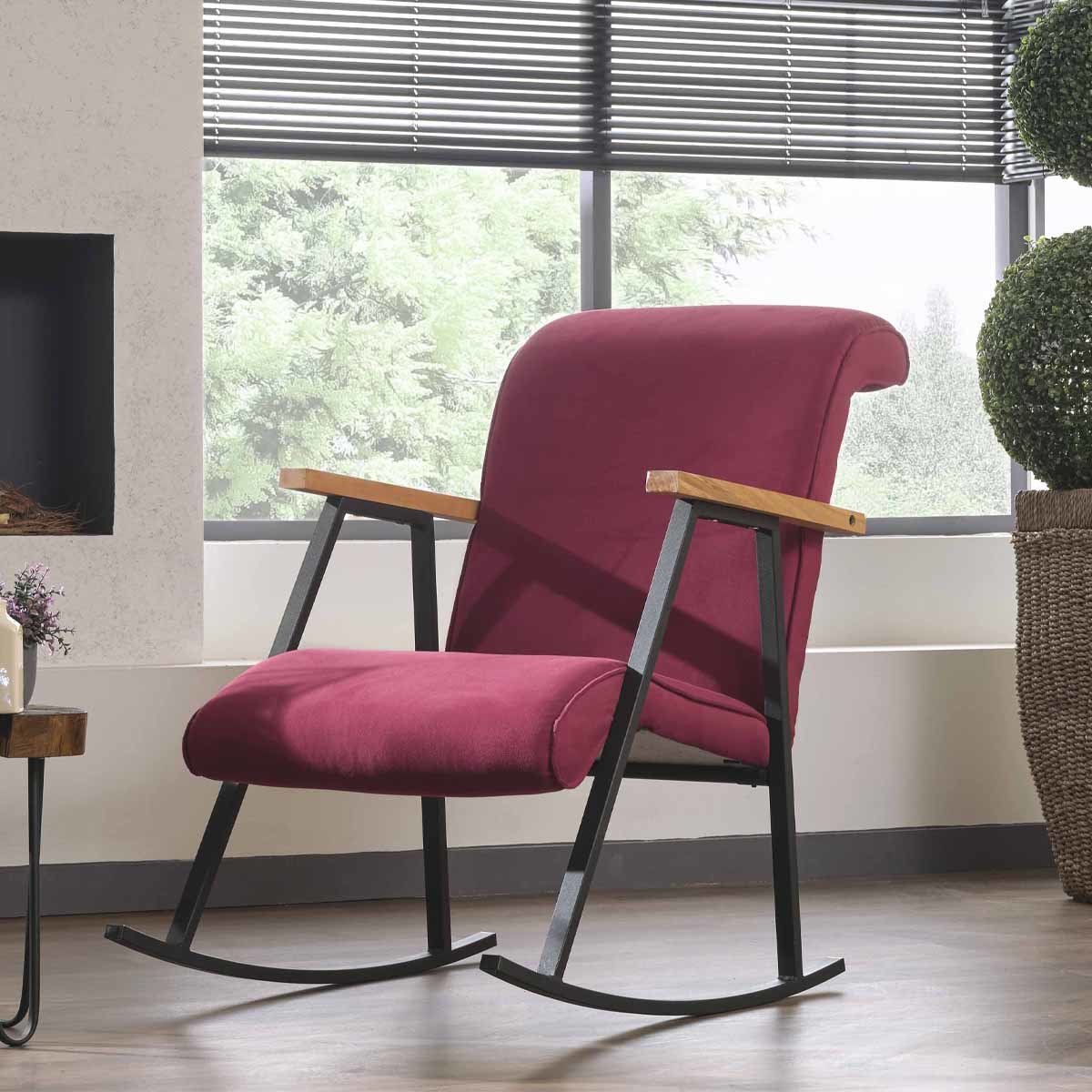 Nice Sallanan Sandalye Bordo Fiyatı Ruum Store