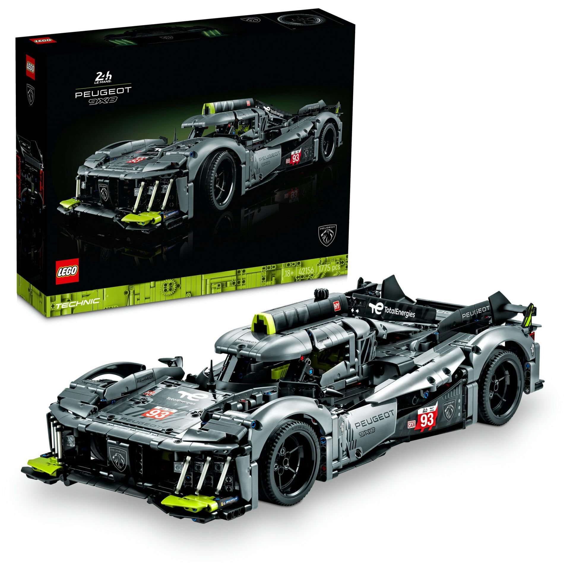 LEGO® Technic PEUGEOT 9X8 24H Le Mans Hybrid Hypercar LEGO® Technic PEUGEOT 9X8 24H Le Mans Hybrid Hypercar