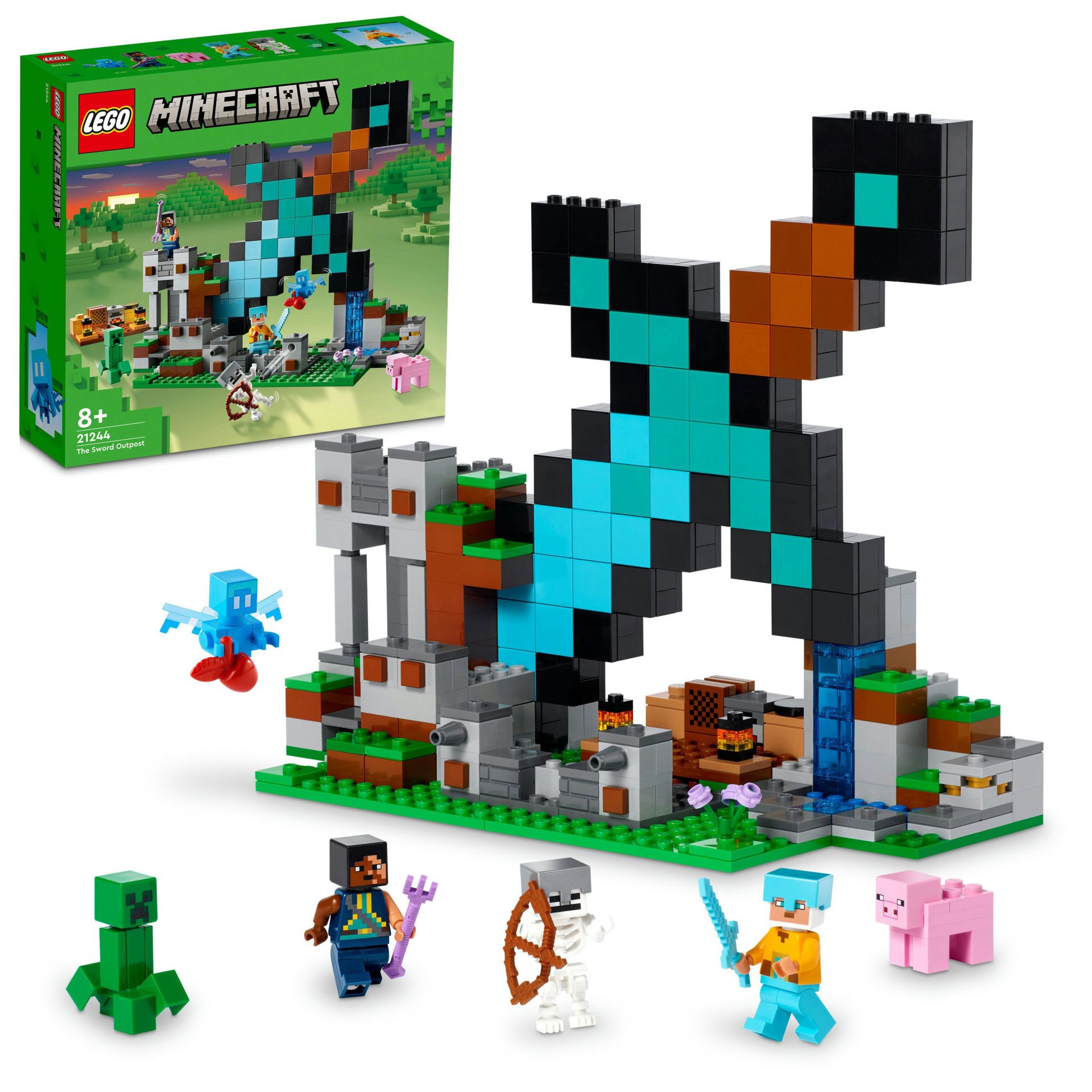 LEGO® Minecraft® Kılıç Üssü 21244 Oyuncak Yapım Seti (427 Parça) LEGO® Minecraft® Kılıç Üssü 21244 Oyuncak Yapım Seti (427 Parça)