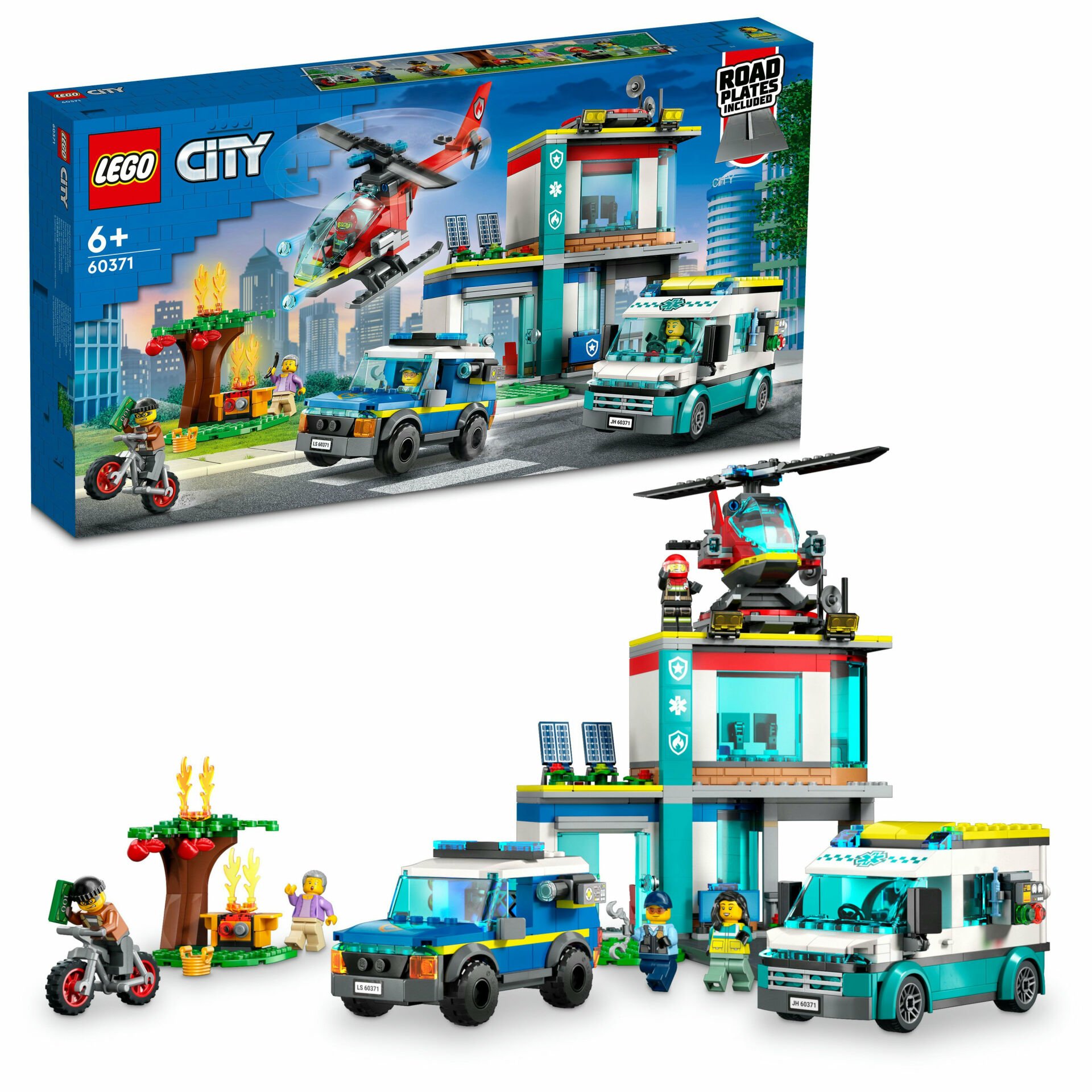 LEGO® City Acil Durum Araçları Merkezi 60371 Oyuncak Yapım Seti (706 Parça) LEGO® City Acil Durum Araçları Merkezi 60371 Oyuncak Yapım Seti (706 Parça)