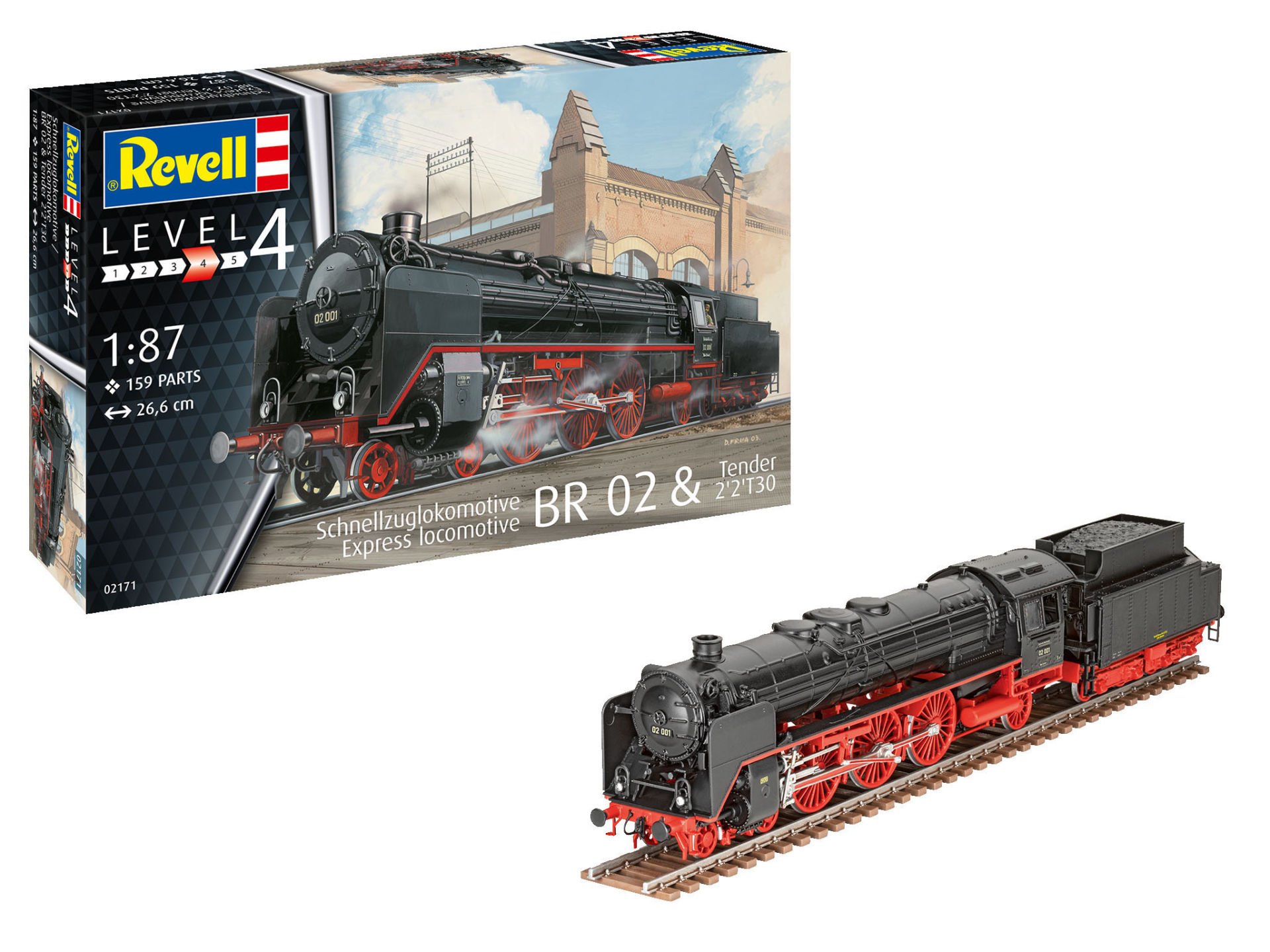 Express Locomotive BR02 & Tender 2'2' T30 Express Locomotive BR02 & Tender 2'2' T30