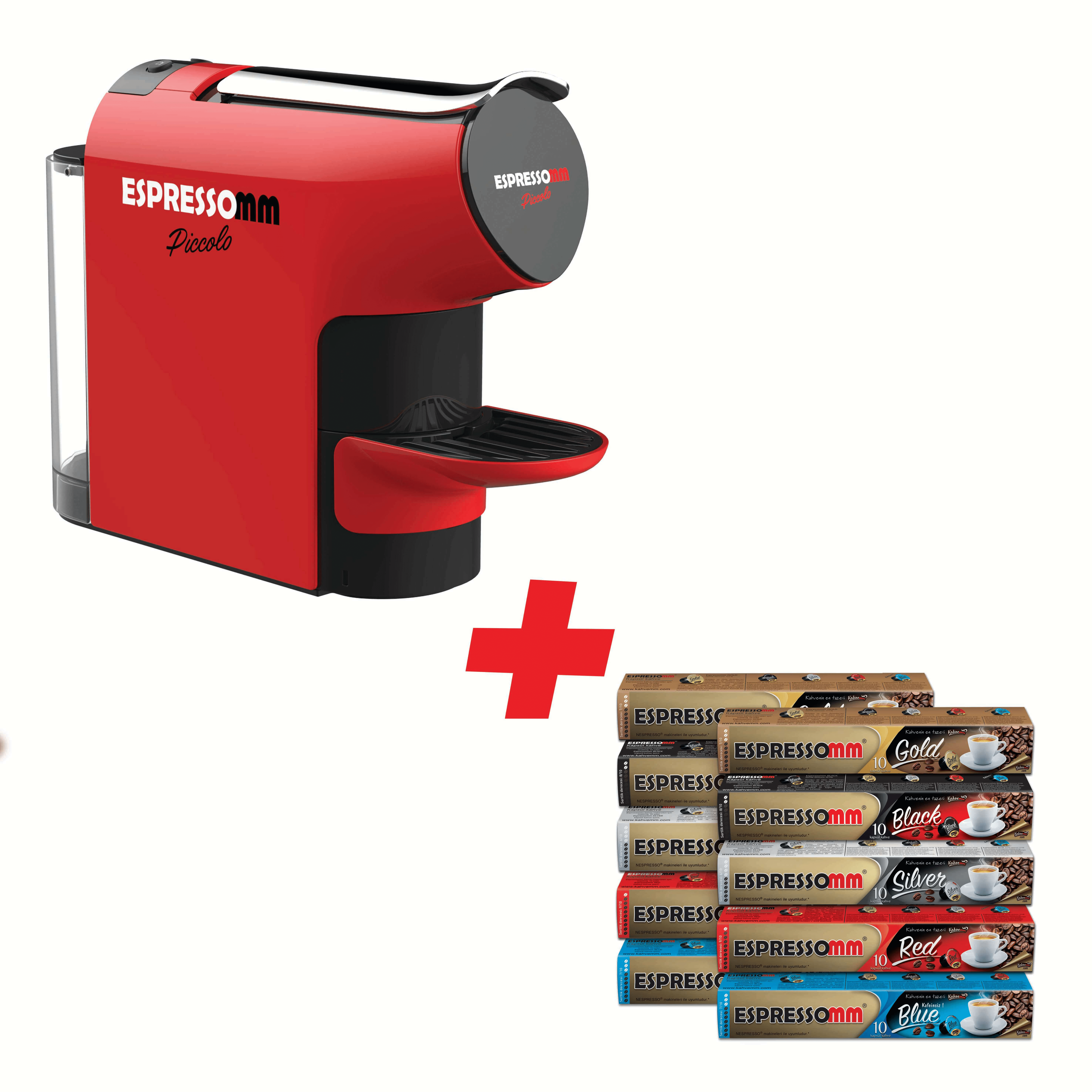 ESPRESSOMM PİCCOLO KAPSÜL KAHVE MAKİNESİ NESPRESSO® UYUMLU*