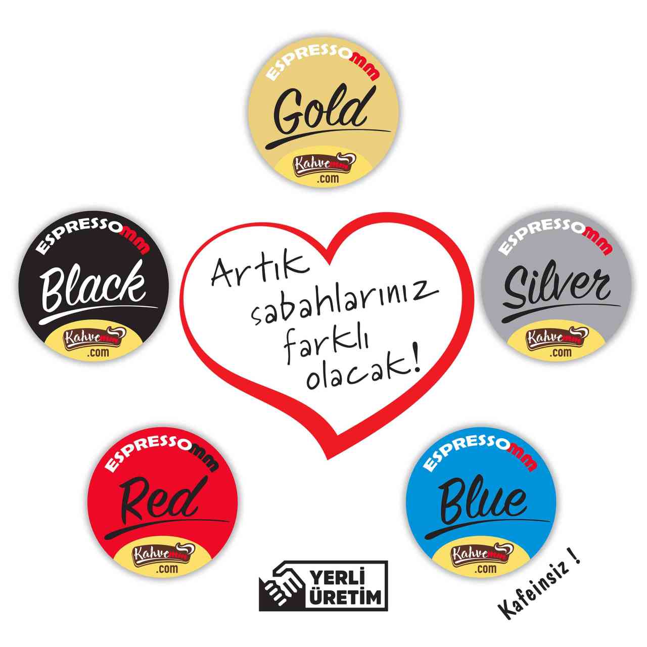 ESPRESSOMM® BLUE ÇEKİRDEK KAHVE
