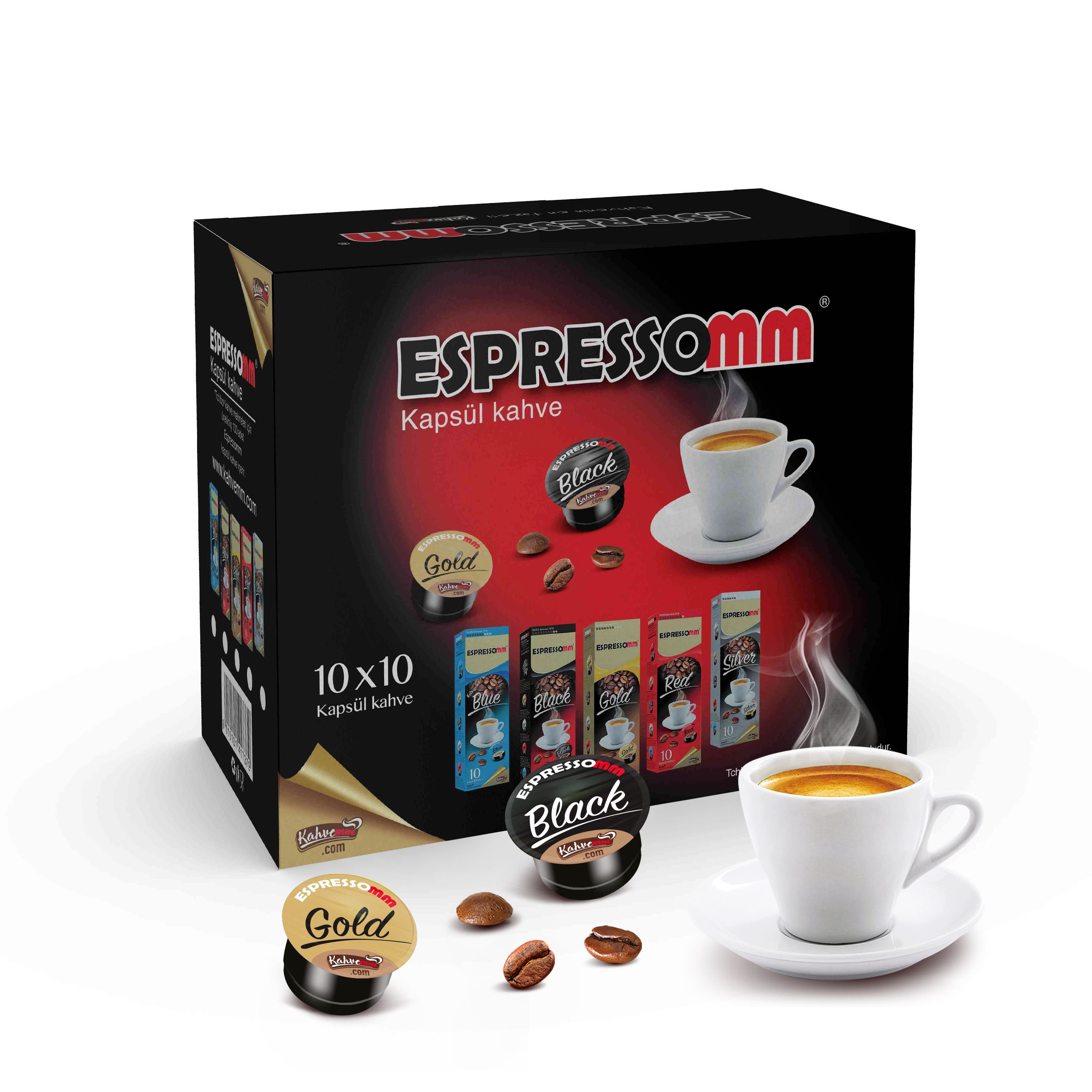 ESPRESSOMM® RED KAPSÜL KAHVE TCHİBO® UYUMLU*