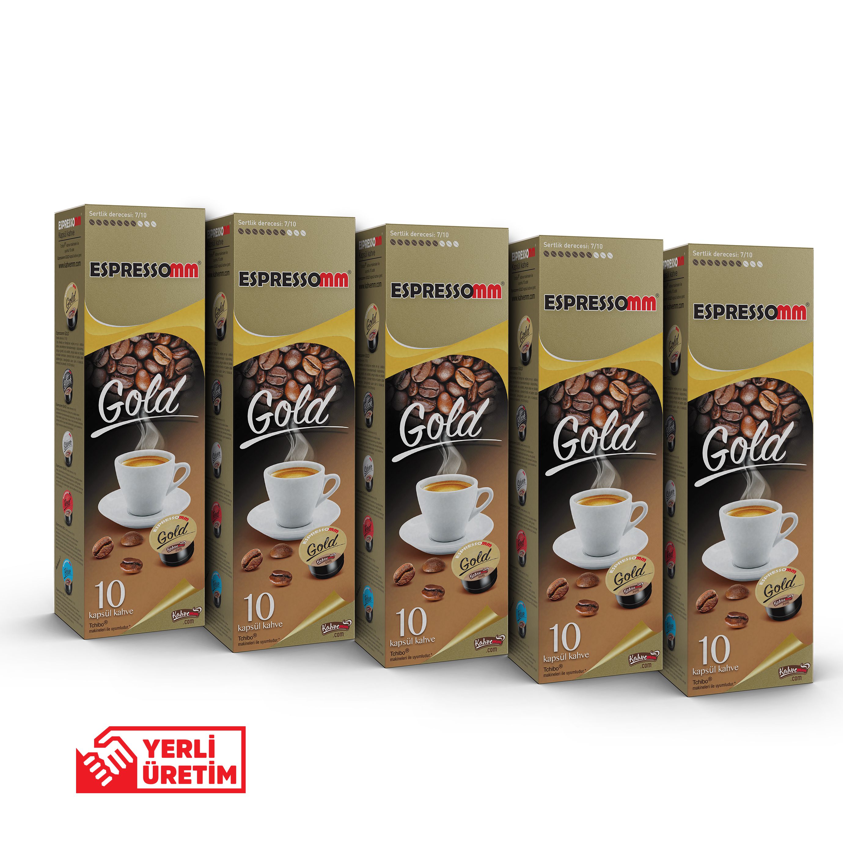 ESPRESSOMM® GOLD KAPSÜL KAHVE TCHİBO® UYUMLU*